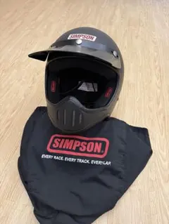 SIMPSON　ヴィンテージ　ジェットヘルメット 12/31～1/3休業】SIMPSON JET BLACK 59cm | SPEED ADDICT