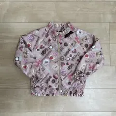 mezzo piano メゾピアノ　チョコレート柄　ブルゾン　130