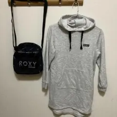 バラ売り可　ROXY2点セット フード付きカジュアルパーカー 140 バック