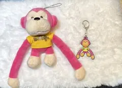 ニャンたつ様専用 まらしぃ　さるしぃぬいぐるみ ラバーキーホルダーセット