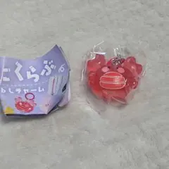 かにかにくらぶ クリアめじるしチャーム めじるしアクセサリー あか 赤