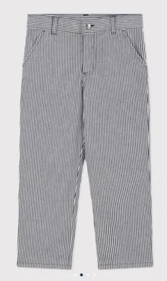 【新品未使用】プチバトー ストライプ ロングパンツ