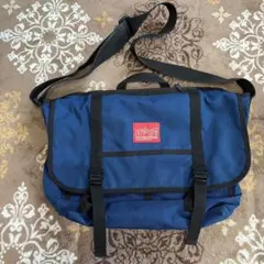 マンハッタンポーテージ　大容量　メッセンジャーバッグ　ネイビー