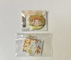 鬼滅の刃　原画展隊士百景　絆アクリルチャーム缶バッジ　炭治郎善逸