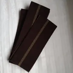 男物帯　こげ茶