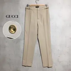 GUCCI グッチ　センタープレス　ウール　カシミヤ　パンツ　レディースのサムネイル