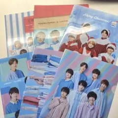 なにわ男子ローソンコラボクリアファイル6枚セット