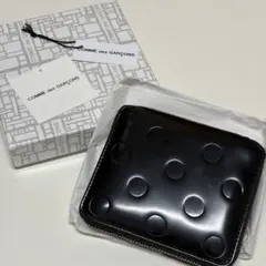 名作 コムデギャルソン ポルカドット コインケース 小銭入れ エンボス