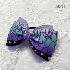 【sale】5011 ハンドメイドヘアゴム38mmリボン 和柄 蝶柄