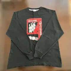 週末限定値下げ！CUNE 長袖Tシャツ M ブラックのサムネイル