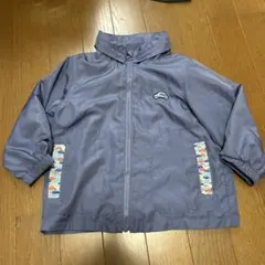 パープル 車刺繍 アウター 90cm センスオブワンダー