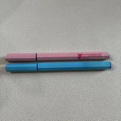 UZU リキッドアイライナー 2本セット ブルー、ピンク