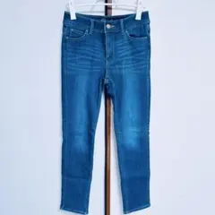 CLOSSH PREMIUM裏起毛.暖パンデニムブルー スキニージーンズ