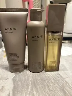 3点セット、ヘアケアオイル正装AKNIR シャンプー・トリートメント・ヘアオ……