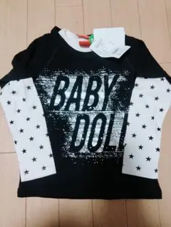 BABY DOLL 星柄 長袖カットソー 110cm