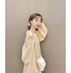 Kastane 【マルチウェイ】スリットボレロSET アイボリー