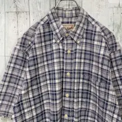 Woolrich 半袖 チェックシャツ ボタンダウンのサムネイル