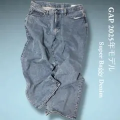 2025秋 GAP ギャップ スーパーバギーデニム エクストラジーンズ W36