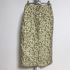 ＄♪ coen レオパードプリントスカート L