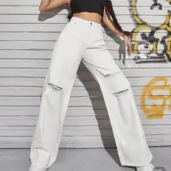 shein デニムパンツ