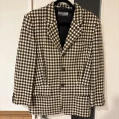 NICOLE CLUB テーラードジャケット チェック柄