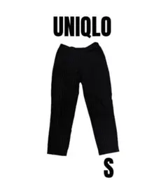 【UNIQLOユニクロ】スマートスタイルアンクルパンツ　ストライプ　レディースS
