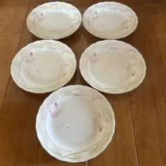 ハナエモリ 花柄 食器セット 5枚