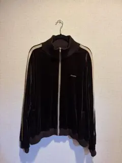 Perushu ベロア トラックジャケット ブラウン