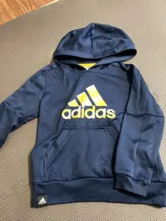 adidas ネイビー パーカー 120