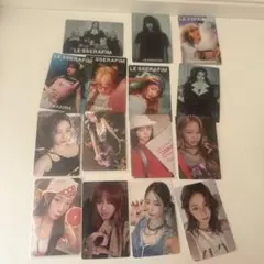 LE SSERAFIM トレーディングカードセット　シール、cd スパゲッティ