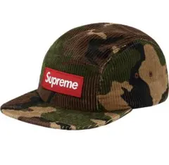 新品超希少supreme camo corduroy camp cap正規品