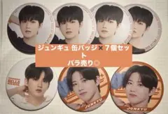 JUNKYU 缶バッジ 7個セット ジュンギュ グッズまとめ売り トレジャー