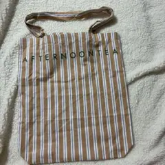 Afternoon Tea アフタヌーンティー トートバッグ ストライプ A4