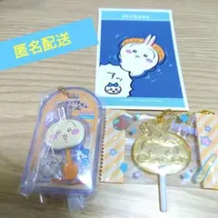 ロリポップチョコチャーム&キャンディーチャームズグミ&ステッカーうさぎ3点セット