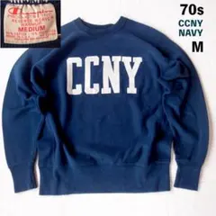 チャンピオン リバースウィーブ 70s 初期 単色タグ 赤タグ ナス紺