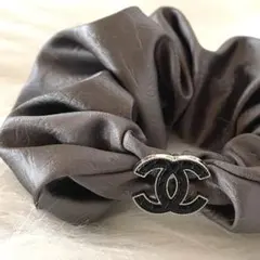 【即購入不可　専用購入で200円引き】 シャネルマーク シュシュ　ヴィンテージa