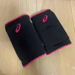 아식스 발리볼 서포터 블랙 핑크 2개 세트