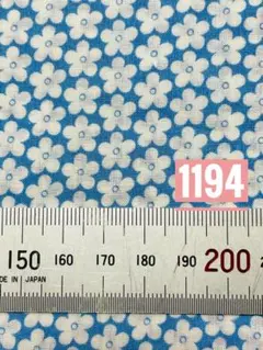 1194ビンテージコットン生地☆薄地