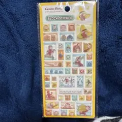BLOCK STICKER おさるのジョージ