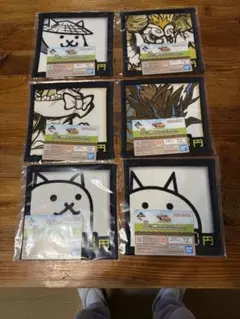 にゃんこ大戦争一番くじ　F賞　ハンドタオル6種