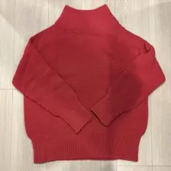 ヨシエイナバ カシミヤ100% 厚手 タートルネックニット プルオーバー M