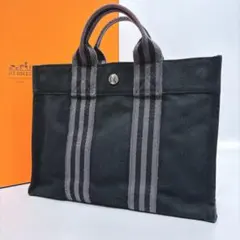 正規品 HERMES エルメス トロカホリゾンタル 美品 MM 黒 角擦れなし