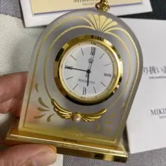 MIKIMOTO International 置時計 パール装飾 DHLコラボ