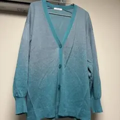 JEANASIS カーディガン 長袖 ブルーのサムネイル