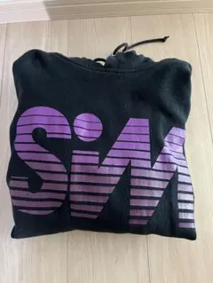 SiM パーカー ブラック パープル