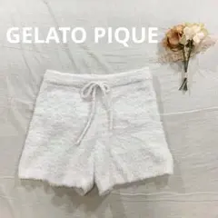 ジェラートピケ ルームウェア ボーダーニットショートパンツ パステルピンク F