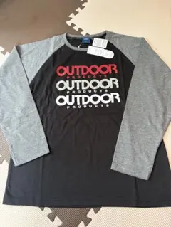 新品　OUTDOOR 長袖カットソー 黒　160センチ