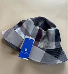 ブルーレーベルクレストブリッジ　リバーシブルバケットハット　帽子
