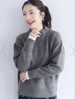 coca ヤク風ハイネックニットトップス Mサイズ