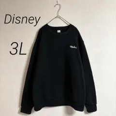新品❣️Disney ミッキーマウスオーバートレーナー 3L 大きいサイズ 春